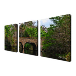 Ready2HangArt - Ready2hangart Chris Doherty 'Loxahatchee Bridge' 3-piece Canvas Wall Art - Prints And Posters