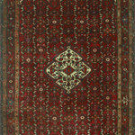 Noori Rug - Fine Vintage Distressed Naseema Red/Beige Rug, 6'9x10'6 - Uniquely hand knotted, this Fine Vintage Distressed Naseema rug has been crafted using fine quality wool so it lasts for years to come. Subtle signs of wear to give it a personal touch making it a true one-of-a-kind.