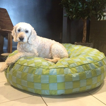 Seaforth Showroom - modelled by Oliver George Womble - Osier Belle Dog Beds