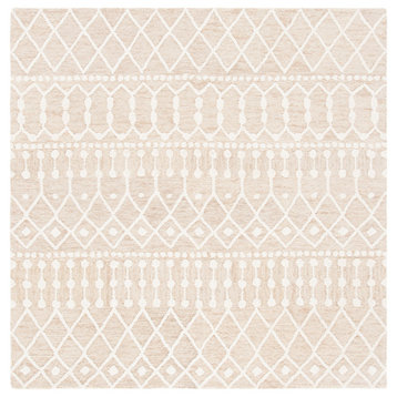 Safavieh Blossom Collection BLM115B Rug, Beige/Ivory, 10' x 10' Square