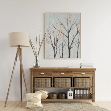 Chic Frameless Canvas Print Statement Piece for Modern Luxury Homes