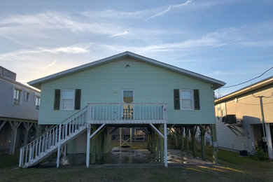 Beach style exterior home photo in Other