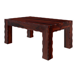 Sierra Living Concepts - Yakima Rustic Solid Wood 3 Piece Coffee Table Set - Coffee Table Sets