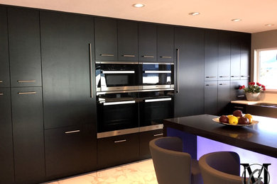 Example of a trendy kitchen design in Vancouver