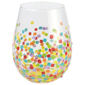 "Confetti" Wine Glass by Lolita