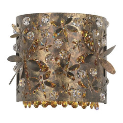 Schonbek Shadow Dance Wall Sconce in Mocha Bronze - Wall Sconces