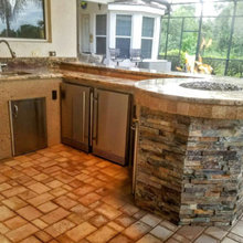 outdoor kitchens