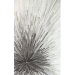 Bashian - Bashian Mason Area Rug, Gray, 9'x12' - With our Bashian Mason Area Rug give your decor a fresh perspective with genuine cowhide as your focal point. Top grade skins and premium stitching are used in creating a patchwork of luxurious, contemporary patterns. These striking designs will put the finishing touch to the room of your dreams. Strong, felt backing protects the carpet and adds an extra layer of cushions.