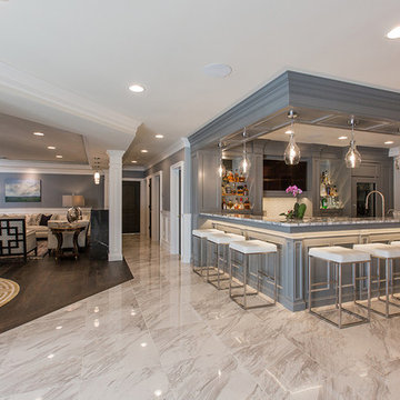 Basement Remodel - Spa, Bar, Seating Area, Wine Room, Spare Bedroom