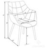 Leisuremod Milburn Tufted Denim Lounge Chair, Set Of 2 Ma23Dbu2