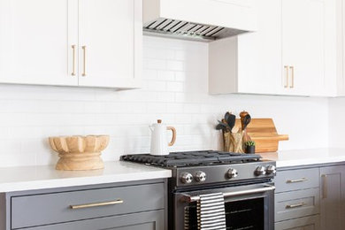 Inspiration for a transitional kitchen remodel in Other