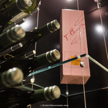 Glass Enclosed Elegant Wine Cellar By Papro Consulting