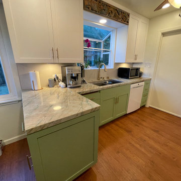 Kitchen Remodel 2024 Oakland/ white and light green