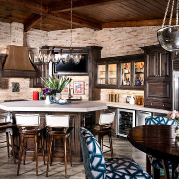 Mid-century home with a traditional twist