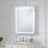30"x36"Touch Sensor Hardwired LED Mirror, Color Changing Temp 3000K/4200K/6400K