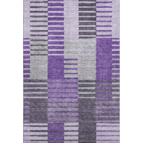 Premium Machine Washable Mayfield AMF687 Purple 2'6" x 3'10" Rug