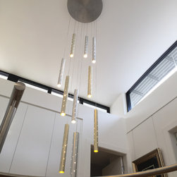 Heavy Rain. Large Light Drops. - Pendant Lighting