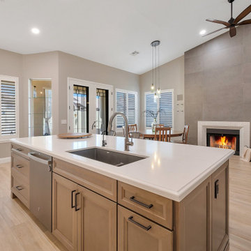 Ahwatukee Kitchen and Fireplace