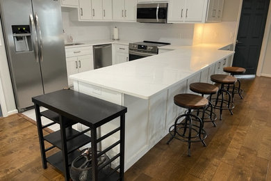 Kitchen - huge transitional kitchen idea in Atlanta