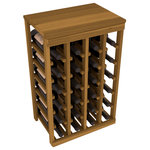 Wine Racks America - 24-Bottle Kitchen Wine Rack, Redwood, Oak Stain - *Please Note*