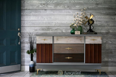 Inspiration for a modern bedroom remodel in New York
