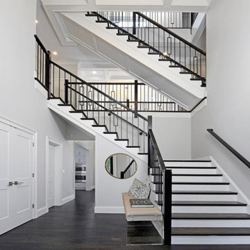 Newly Constructed Colonial Home With Solar Panels