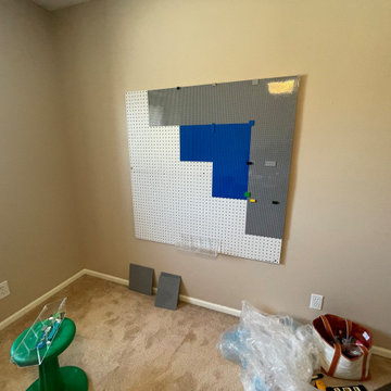 Lego wall construction