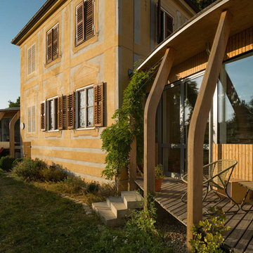 Erweiterung eines historischen Gartenpavillons