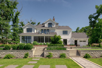 Transitional exterior home photo in Chicago