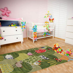 Farm Land Rugs by Momeni in Grass - Rugs