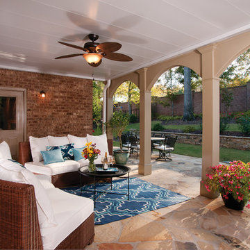 Decks that include drainage for dry porches below