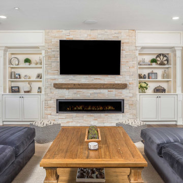 Chula Vista Kitchen, Fireplace, and Staircase Remodel