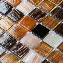 2013 New glass stone metal blend mosaic tile for kitchen backsplash IRG0049 - Mosaic Tile
