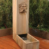 Water Trough Outdoor Fountain, Dark Ancient