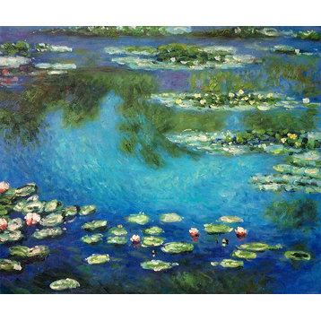 Water Lilies, Unframed Loose Canvas