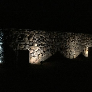 40 foot gabion wall