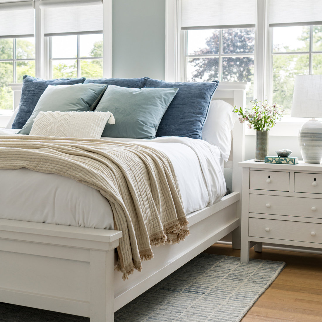 Serene Blue Bedroom