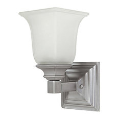 Capital Lighting 1061MN-142 1-Light Sconce, Matte Nickel