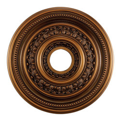 English Study Medallion 18 Inch In Antique Bronze Finish - Products