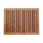 Oceanstar Bamboo Floor and Shower Mat