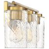 Trade Winds Raymond 3-Light Bathroom Vanity Light in Natural Brass