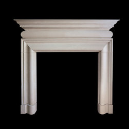 Bolection Lower Mantel with Ovolo Frieze - Fireplace Mantels