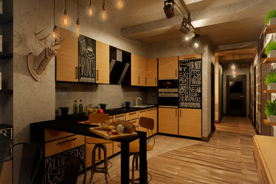 Кухня трехкомнатной квартиры в г. Ессентуки
