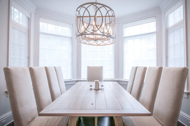 Dining room - modern dining room idea in New York