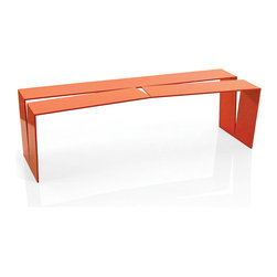 blankblank: Divide Bench by Mark Goetz - Indoor Benches