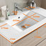 Febe 4-Piece Bathroom Vanity Set, Natural Sherwood, 101 cm