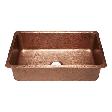 Rivera 31.25" Undermount Copper Single Bowl Kitchen Sink