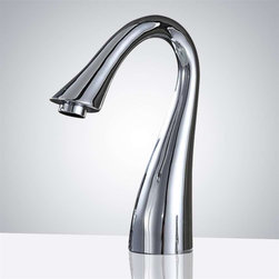 Bathselect Deck Mount Commercial Automatic Sensor Faucet Chrome - Showerheads And Body Sprays