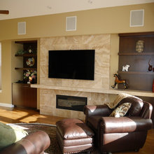 Media Fireplace Wall
