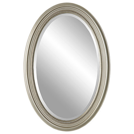 Polystyrene And Mdf Mirror With Metallic Silver Finish